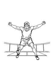 Athletics Coloring Book A8590063 (12 Coloring Pages)