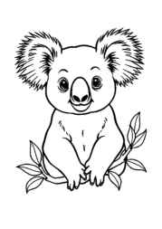 Australian Animals Coloring Book 3DC3288B (12 Coloring Pages)