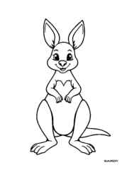Australian Animals Coloring Book 3DC3288B (12 Coloring Pages)