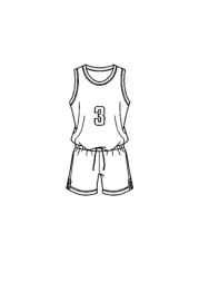 Basketball Coloring Book 03F781DE (12 Coloring Pages)