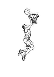 Basketball Coloring Book 03F781DE (12 Coloring Pages)