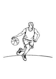 Basketball Coloring Book 03F781DE (12 Coloring Pages)