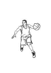 Basketball Coloring Book 288603F0 (12 Coloring Pages)