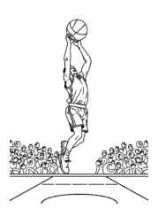 Basketball Coloring Book 288603F0 (12 Coloring Pages)