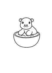 Bathroom Coloring Book 51FF3DF9 (12 Coloring Pages)