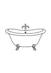 Bathroom Coloring Book 51FF3DF9 (12 Coloring Pages)
