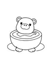 Bathroom Coloring Book 51FF3DF9 (12 Coloring Pages)