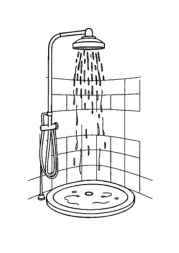 Bathroom Coloring Book 51FF3DF9 (12 Coloring Pages)