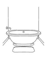Bathroom Coloring Book 51FF3DF9 (12 Coloring Pages)