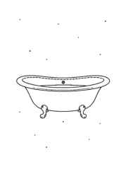 Bathroom Coloring Book A7F8668C (12 Coloring Pages)