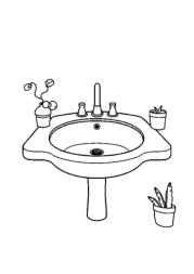 Bathroom Coloring Book D294CBA6 (12 Coloring Pages)