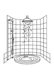 Bathroom Coloring Book D294CBA6 (12 Coloring Pages)