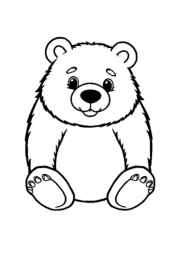 Bears Coloring Book D826DBEE (12 Coloring Pages)