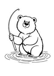 Bears Coloring Book D826DBEE (12 Coloring Pages)