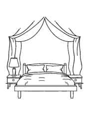 Bedroom Coloring Book A71E4EA5 (12 Coloring Pages)