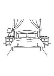 Bedroom Coloring Book A71E4EA5 (12 Coloring Pages)