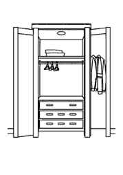Bedroom Coloring Book B889C932 (12 Coloring Pages)