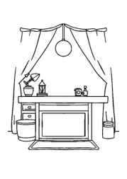 Bedroom Coloring Book D93B0E51 (12 Coloring Pages)