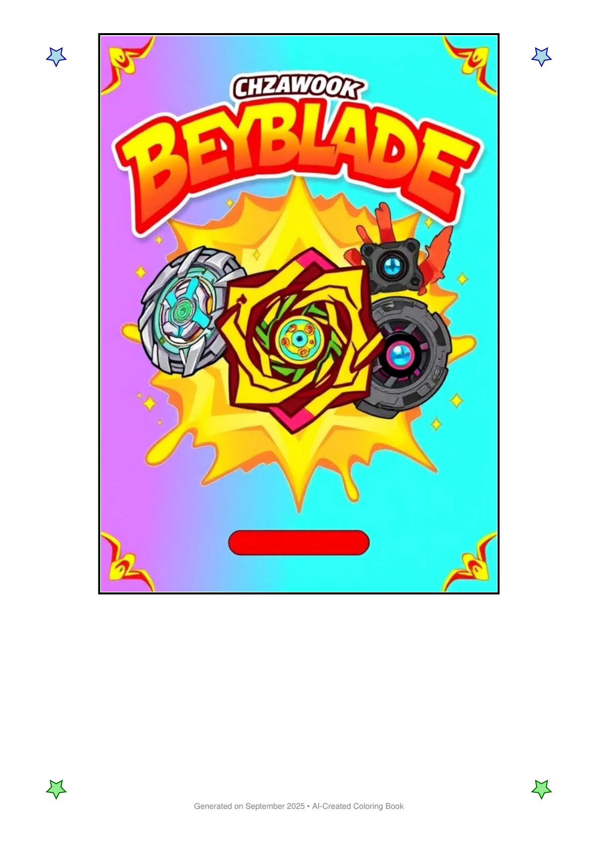 Beyblade Coloring Book 6EC6FEDF (12 Coloring Pages)