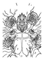 Beyblade Coloring Book 9E79777A (12 Coloring Pages)