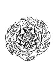 Beyblade Coloring Book 9E79777A (12 Coloring Pages)