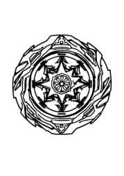 Beyblade Coloring Book 9E79777A (12 Coloring Pages)