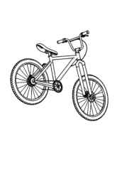 Bicycles Coloring Book A28B05E3 (12 Coloring Pages)