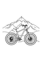 Bicycles Coloring Book A28B05E3 (12 Coloring Pages)