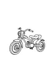 Bicycles Coloring Book A28B05E3 (12 Coloring Pages)