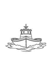 Boats Coloring Book C7515E1C (12 Coloring Pages)