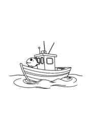 Boats Coloring Book D23991E7 (12 Coloring Pages)