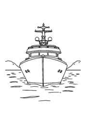 Boats Coloring Book D23991E7 (12 Coloring Pages)