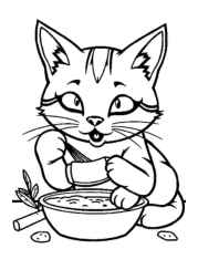 Cat Lira Coloring Book 15837E6C (12 Coloring Pages)