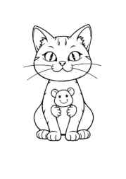 Cat Lira Coloring Book AAE249A7 (12 Coloring Pages)