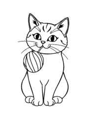 Cat Lira Coloring Book AAE249A7 (12 Coloring Pages)