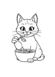 Cat Lira Coloring Book AAE249A7 (12 Coloring Pages)