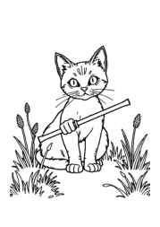 Cat Tina Coloring Book C58C27E4 (12 Coloring Pages)