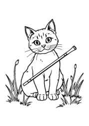 Cat Tina Coloring Book D39DFB0A (12 Coloring Pages)