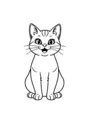 Cat Tina Coloring Book D39DFB0A (12 Coloring Pages)