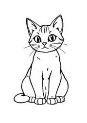 Cat Tina Coloring Book D39DFB0A (12 Coloring Pages)