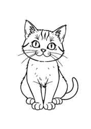 Cat Tina Coloring Book D39DFB0A (12 Coloring Pages)