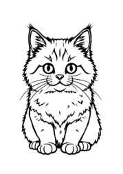 Cats Coloring Book 73E52C89 (12 Coloring Pages)