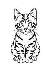 Cats Coloring Book 73E52C89 (12 Coloring Pages)
