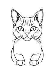 Cats Coloring Book 73E52C89 (12 Coloring Pages)