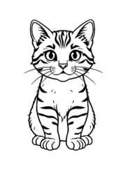 Cats Coloring Book 73E52C89 (12 Coloring Pages)