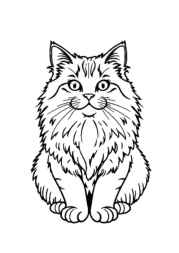 Cats Coloring Book 73E52C89 (12 Coloring Pages)