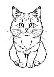 Cats Coloring Book 73E52C89 (12 Coloring Pages)