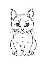 Cats Coloring Book 73E52C89 (12 Coloring Pages)