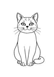 Cats Coloring Book 803AB216 (12 Coloring Pages)