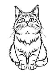 Cats Coloring Book 803AB216 (12 Coloring Pages)